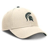Casquette ajustable Nike Natural Michigan State Spartans Primetime Rise Dri-FIT pour homme