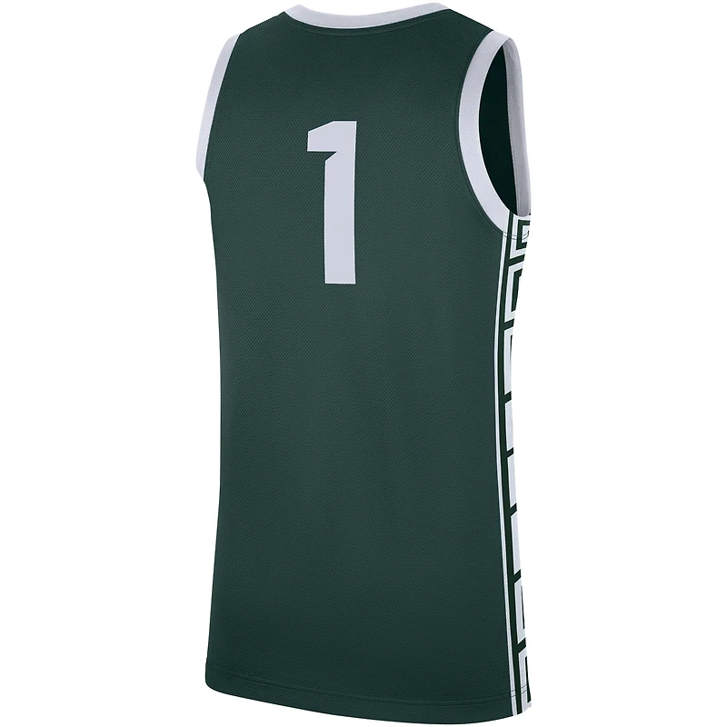 Maillot Nike #1 Michigan State Spartans Replica pour homme