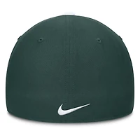 Casquette Nike Michigan State Spartans 2025 Sideline Rise Local Performance Flex pour homme, blanche/verte