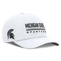 Men's Nike  White Michigan State Spartans 2026 Sideline Dri-FIT Rise Adjustable Hat