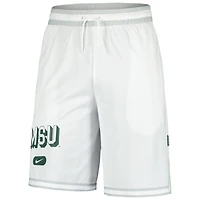 Short de performance Nike Michigan State Spartans DNA 3.0 pour homme blanc