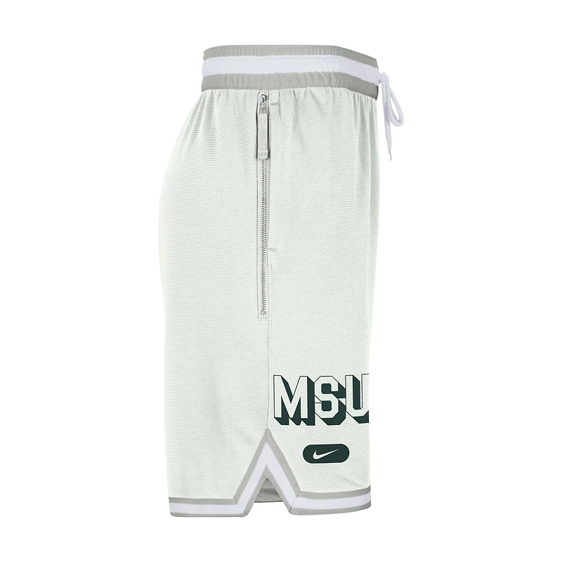 Short de performance Nike Michigan State Spartans DNA 3.0 pour homme blanc