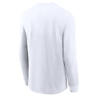 Men's Nike White Michigan State Spartans Fan Long Sleeve T-Shirt