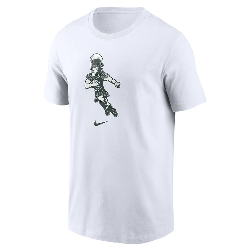 T-shirt de sport Nike blanc Michigan State Spartans pour homme