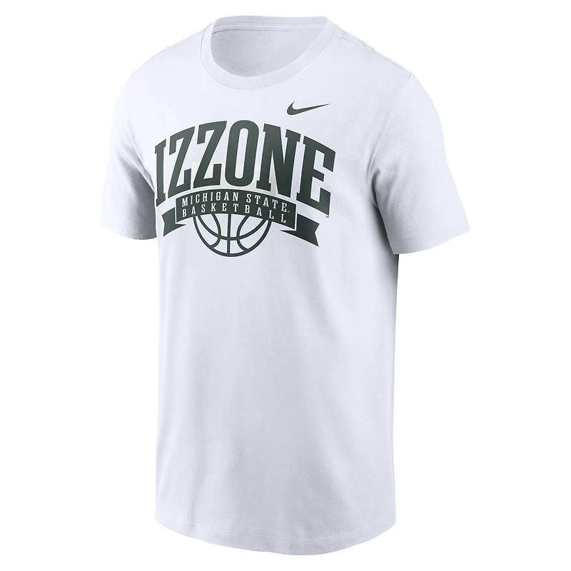 Men's Nike White Michigan State Spartans Izzone T-Shirt