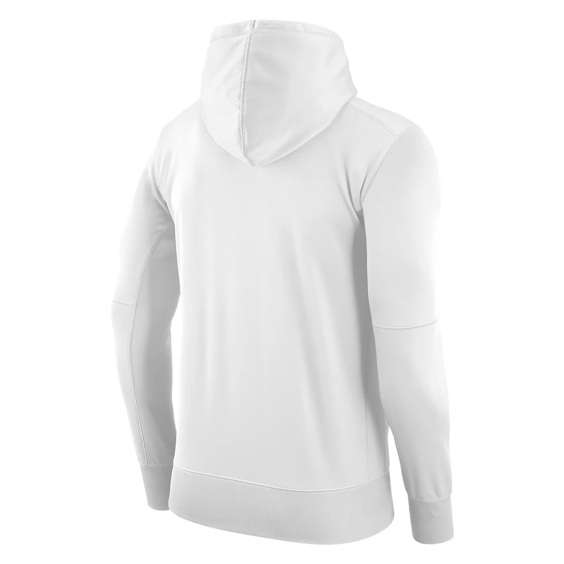 Sweat à capuche Nike Michigan State Spartans Performance pour homme - Blanc