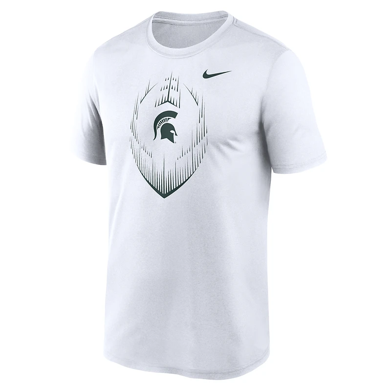 Men's Nike White Michigan State Spartans Primetime Legend Icon Performance T-Shirt