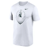 Men's Nike White Michigan State Spartans Primetime Legend Icon Performance T-Shirt