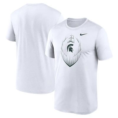 Men's Nike White Michigan State Spartans Primetime Legend Icon Performance T-Shirt