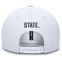 Casquette Nike blanche à visière snapback Michigan State Spartans Primetime Pro pour homme