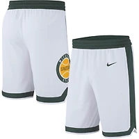 Nike Michigan State Spartans Retro Replica Short de basketball pour homme Blanc