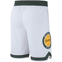 Nike Michigan State Spartans Retro Replica Short de basketball pour homme Blanc