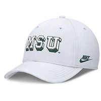 Men's Nike White Michigan State Spartans Rise Academic Dri-FIT Flex Hat