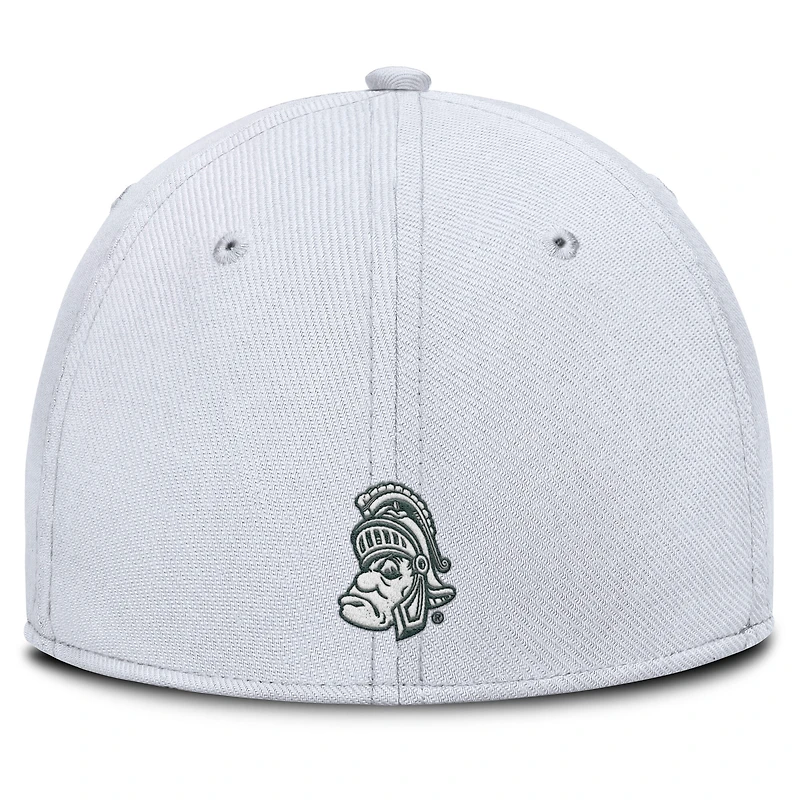 Casquette Nike blanche Michigan State Spartans Rise Academic Dri-FIT Flex pour homme