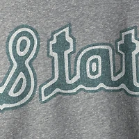 Men's Original Retro Brand Gray Michigan State Spartans Big & Tall Tri-Blend T-Shirt