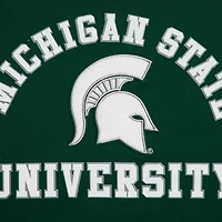 T-shirt vert classique avec logo empilé des Spartans de l'État du Michigan Pro Standard pour hommes