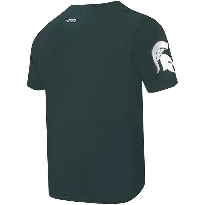 T-shirt classique Pro Standard vert Michigan State Spartans pour hommes