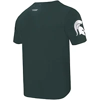 T-shirt classique Pro Standard vert Michigan State Spartans pour hommes