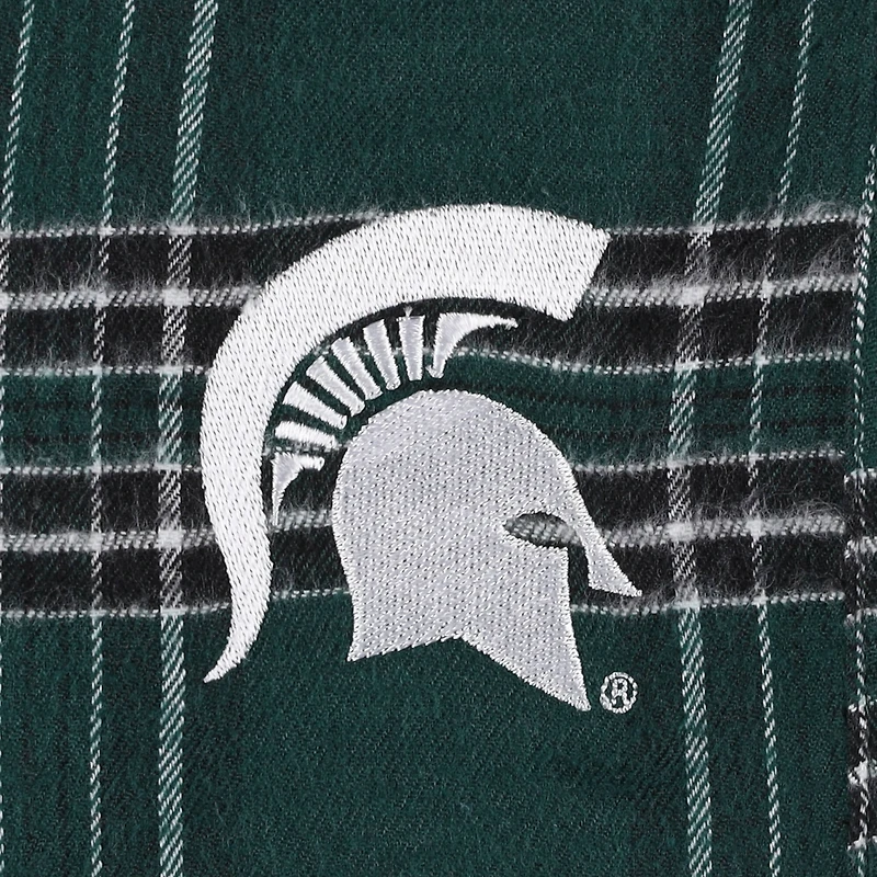Men's Profile Green Michigan State Spartans Big & Tall 2-Pack T-Shirt Flannel Pants Set