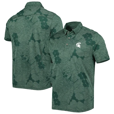 Tommy Bahama Green Michigan State Spartans Big & Tall Miramar Blooms Polo pour homme