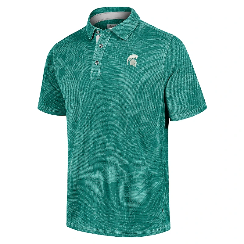 Polo Tommy Bahama vert pour homme Michigan State Spartans Big & Tall Sport Santiago Paradise