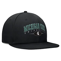 Casquette Snapback Top of the World noire des Michigan State Spartans Bullpen pour hommes