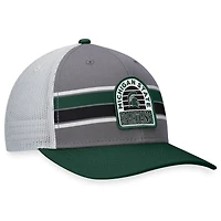 Casquette ajustable Top of the World Michigan State Spartans Aurora Trucker pour homme, gris/vert