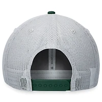 Casquette ajustable Top of the World Michigan State Spartans Aurora Trucker pour homme, gris/vert