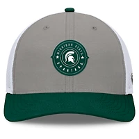 Men's Top of the World Gray/Green Michigan State Spartans Rob Trucker Adjustable Hat