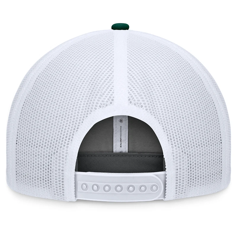 Men's Top of the World Gray/Green Michigan State Spartans Rob Trucker Adjustable Hat