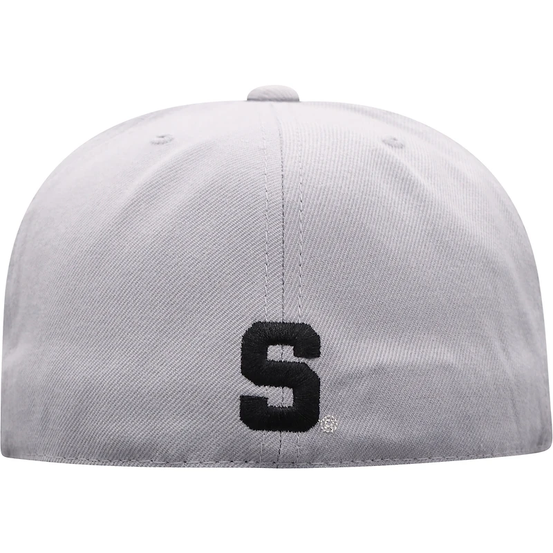 Casquette ajustée Top of the World pour hommes, gris, Michigan State Spartans
