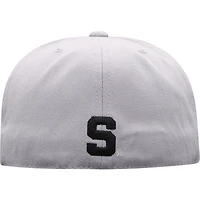 Casquette ajustée Top of the World pour hommes, gris, Michigan State Spartans