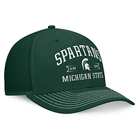 Casquette réglable Top of the World pour hommes, Michigan State Spartans Carson Trucker, vert