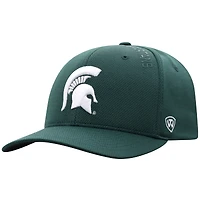 Casquette Reflex 2.0 Flex verte pour homme Top of the World des Spartans de l'État du Michigan