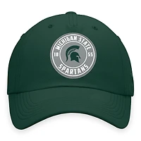 Casquette réglable Top of the World pour hommes, vert, région des Spartans de l'État du Michigan