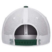 Haut du monde pour homme Blanc/vert Michigan State Spartans Retro Fade Snapback Hat