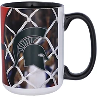 Michigan State Spartans 15 oz. Tasse de basket-ball