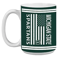 Spartiates de l'État du Michigan 15oz. Tasse d’appréciation militaire OHT
