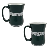 Michigan State Spartans 16oz. Sculpted Barista Mug Two-Pack