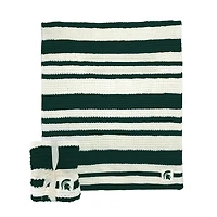 Michigan State Spartans 50" x 60" Cable-Knit Throw Blanket