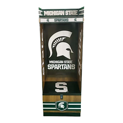 Casier de sport en carton ondulé des Spartans de l'État du Michigan