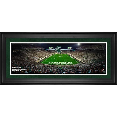 Michigan State Spartans Framed 10" x 30" Spartan Stadium Panoramic Photograph