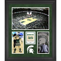 Michigan State Spartans Framed 20" x 24" Breslin Student Events Center 3-Opening Collage