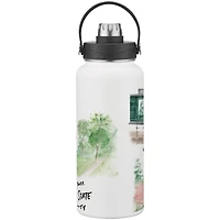 Bouteille d'eau aquarelle de 960 ml (34 oz) des Spartans de l'État du Michigan
