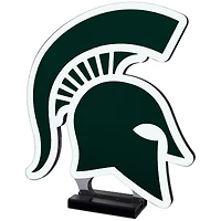 Lampe LED Infinity avec logo des Spartans de l'État du Michigan
