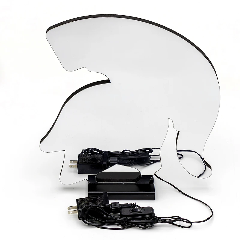 Lampe LED Infinity avec logo des Spartans de l'État du Michigan