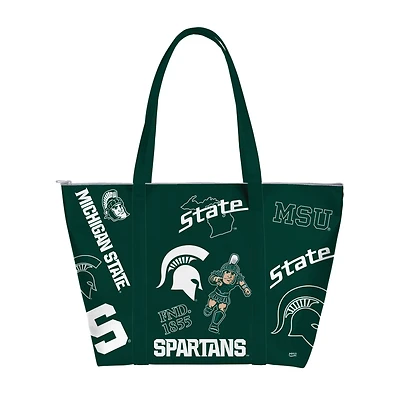Michigan State Spartans Medley Weekender Tote Bag