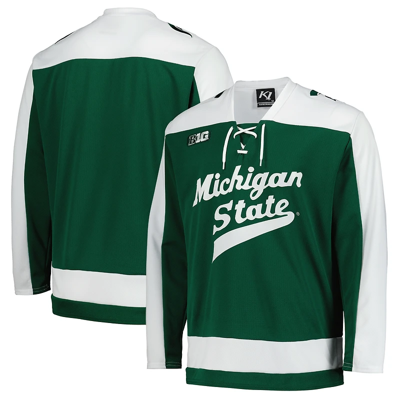 Michigan State Spartans Replica Hockey Jersey - Green