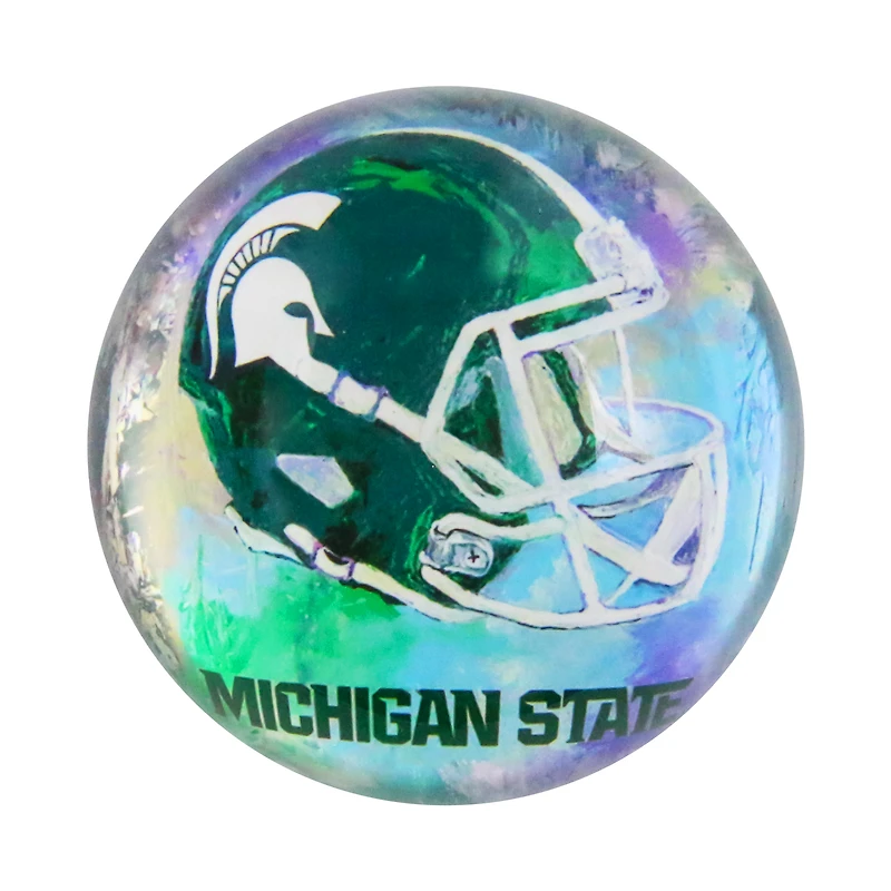 Presse-papier en forme de dôme de fierté de l'équipe des Spartans de l'État du Michigan