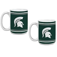Michigan State Spartans Two-Pack Alumni Mug Set